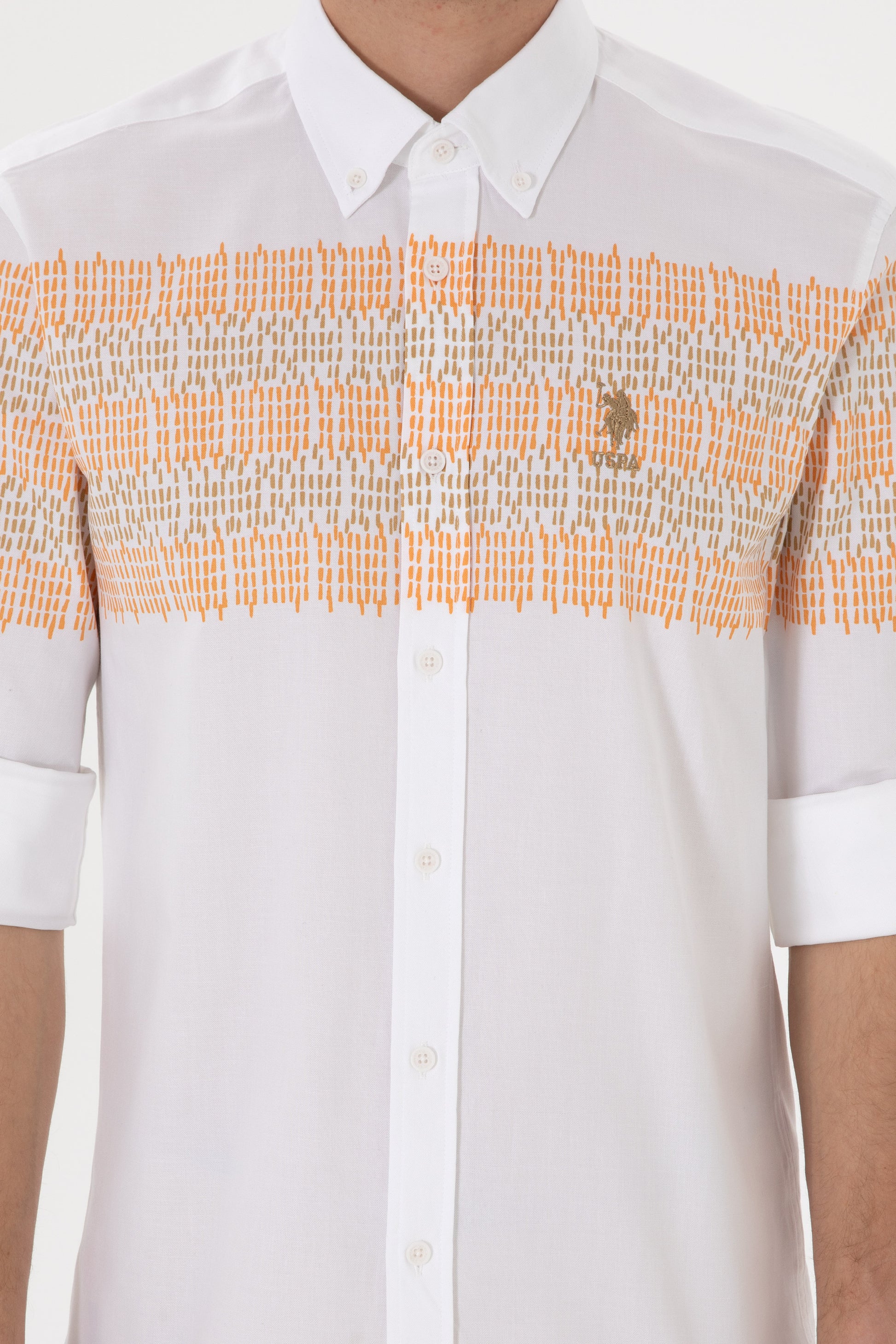 Men's Camel Long Sleeve Shirt