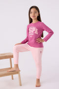 Girl's Purple Pajama Set