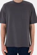 Men's Comfort Fit Crew Neck Anthracite T-Shirt