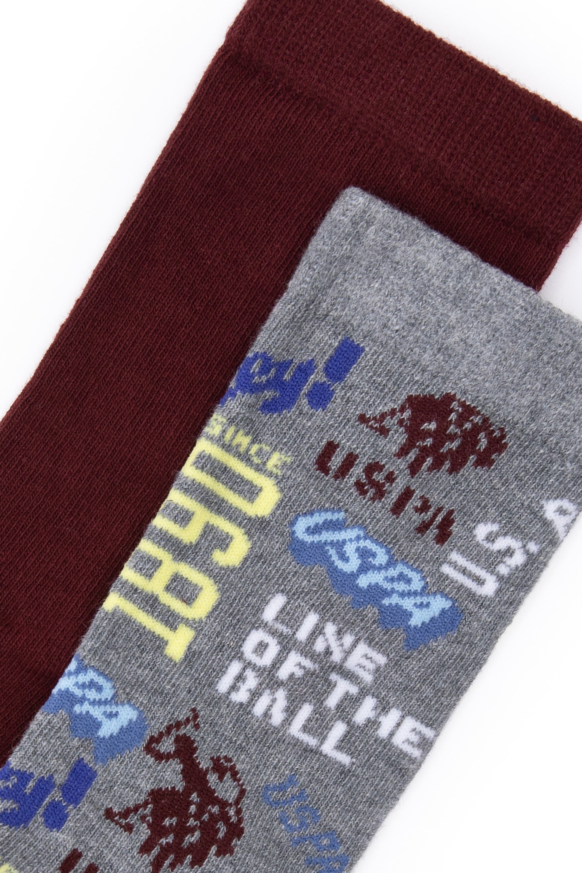 Boy's Grey Melange Socket Socks