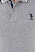 Men's Grey Melange Basic T-Shirt