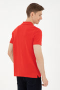 Men's Red Basic T-Shirt