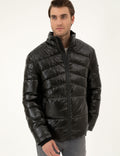 Black Shiny Inflatable Coat