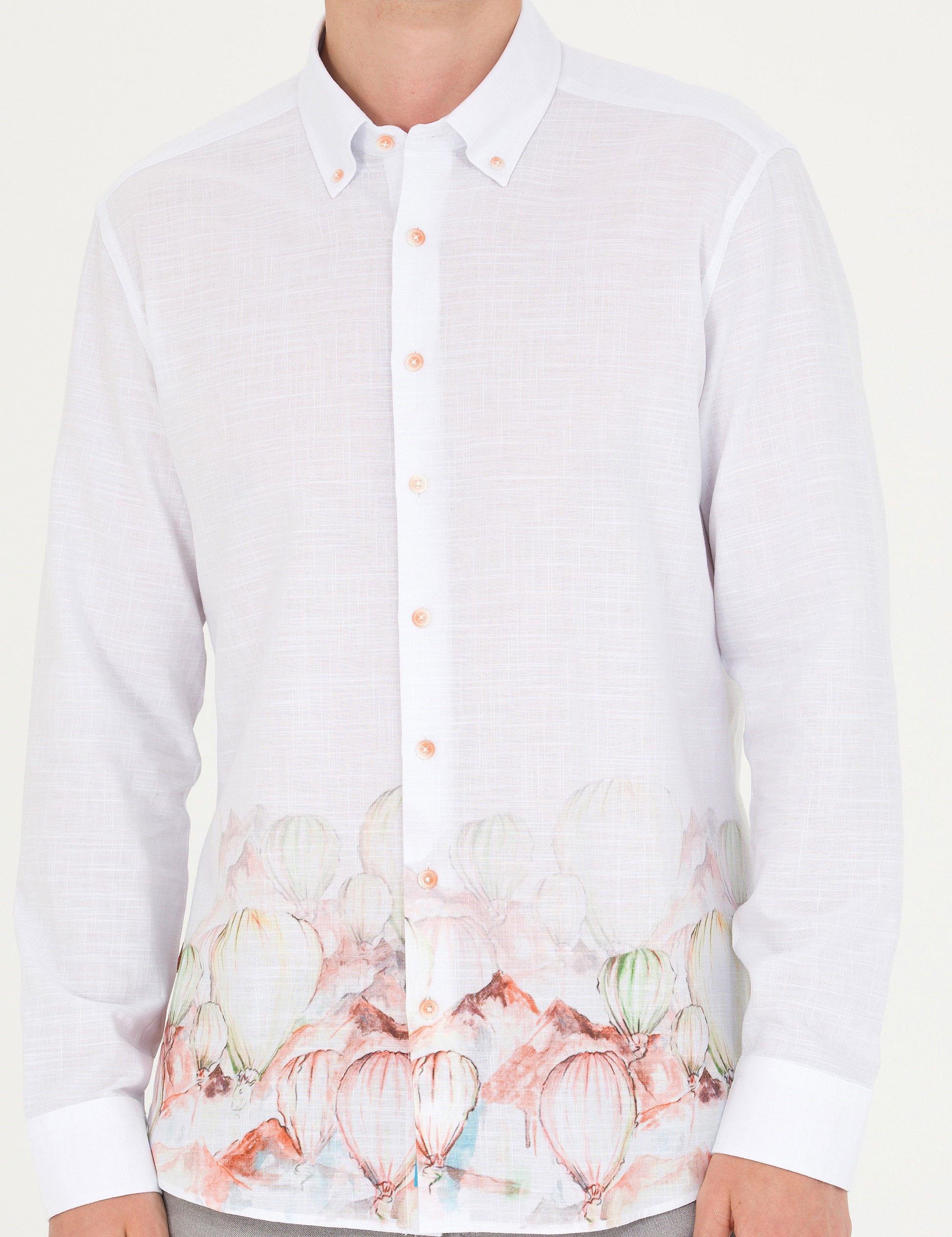 Light Green Regular Fit Long Sleeve Shirt