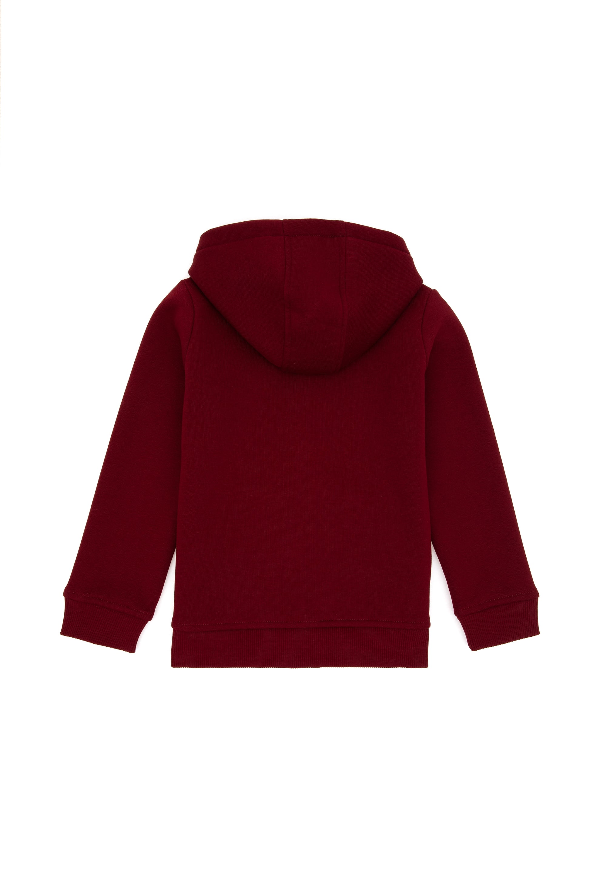 Boy's Burgundy Knitted Cardigan