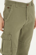 Men's Dark Khaki Canvas Pants