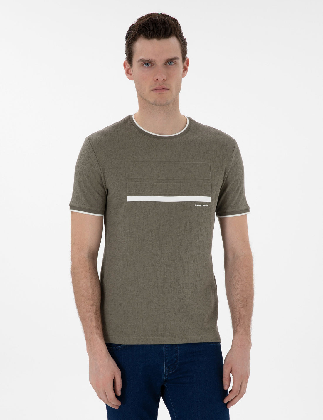 Khaki Slim Fit T-Shirt
