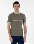 Khaki Slim Fit T-Shirt