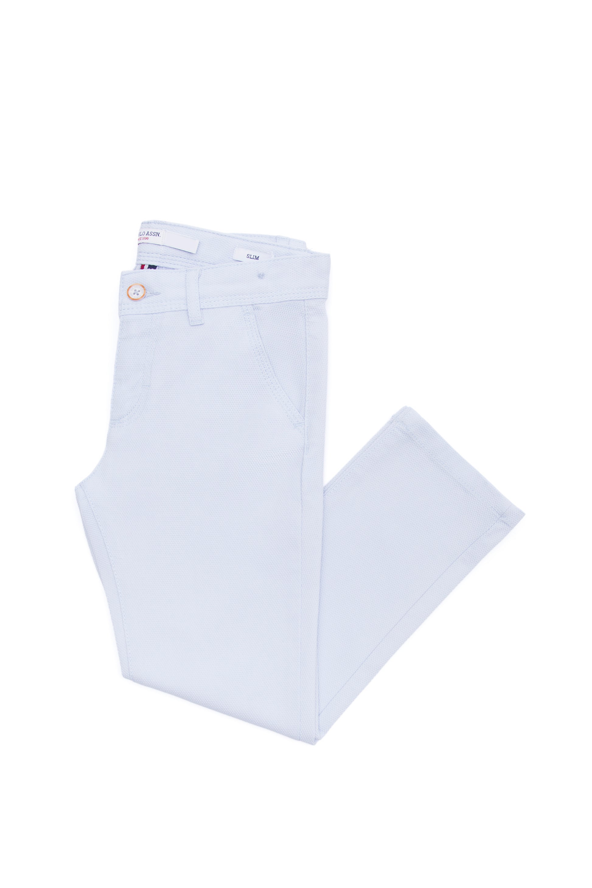 Boy's Light Blue Canvas Pants