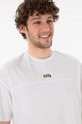 Men's Comfort Fit Crew Neck White T-Shirt
