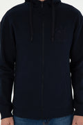 Men's Navy Blue Knitted Cardigan