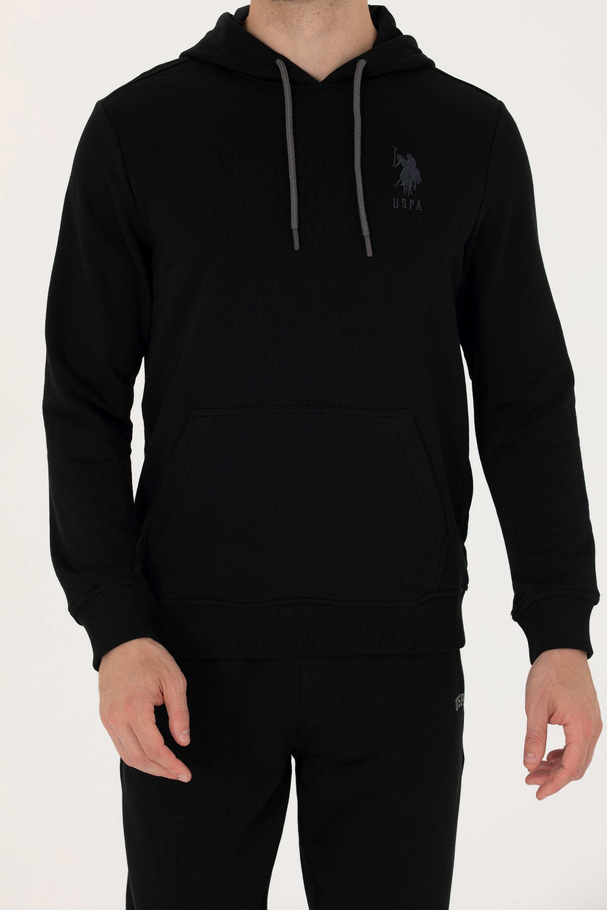 Men's Black Basic Sweatshirt