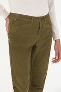 Men's Khaki Canvas Pants