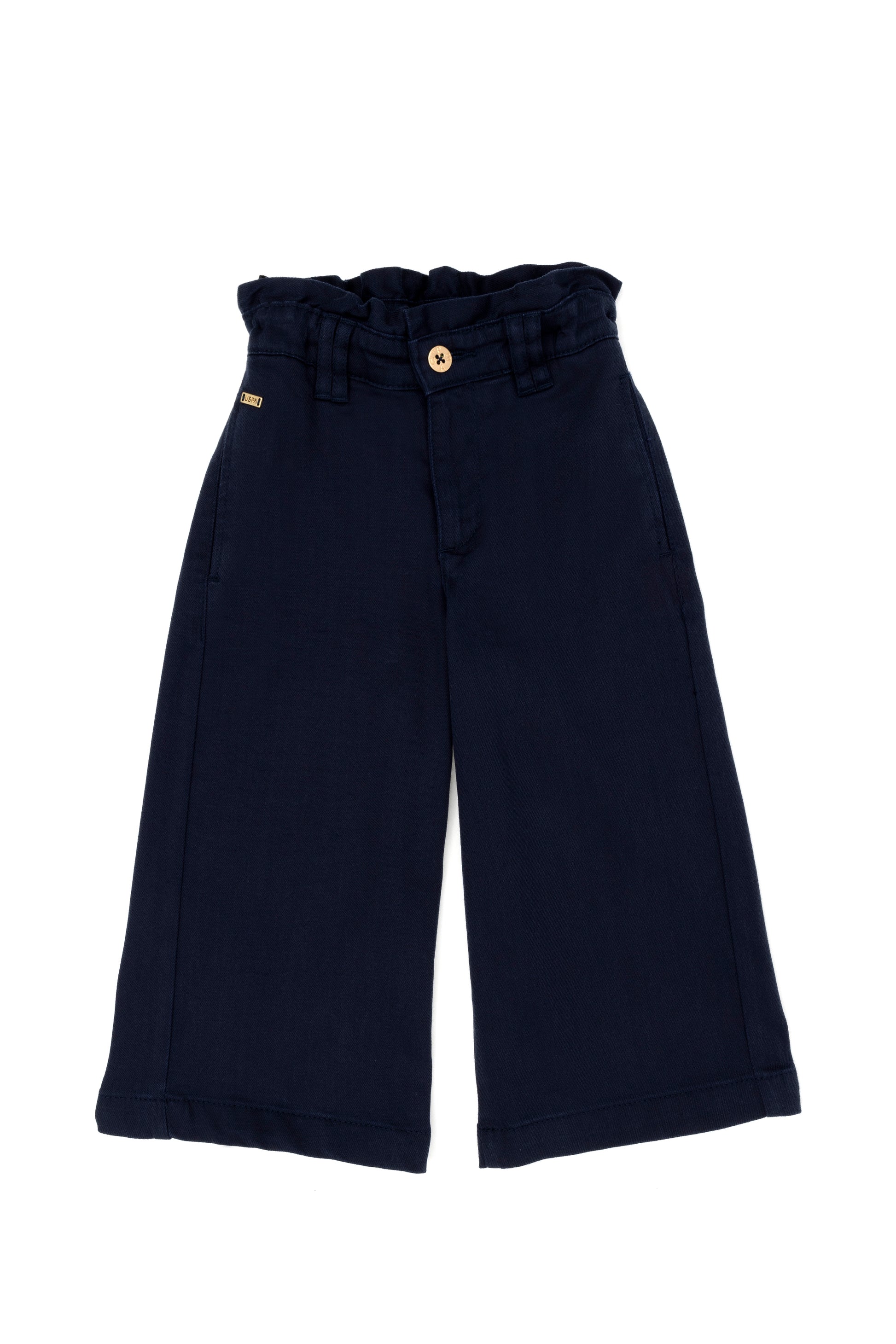 Girls' Navy Blue Canvas Pants