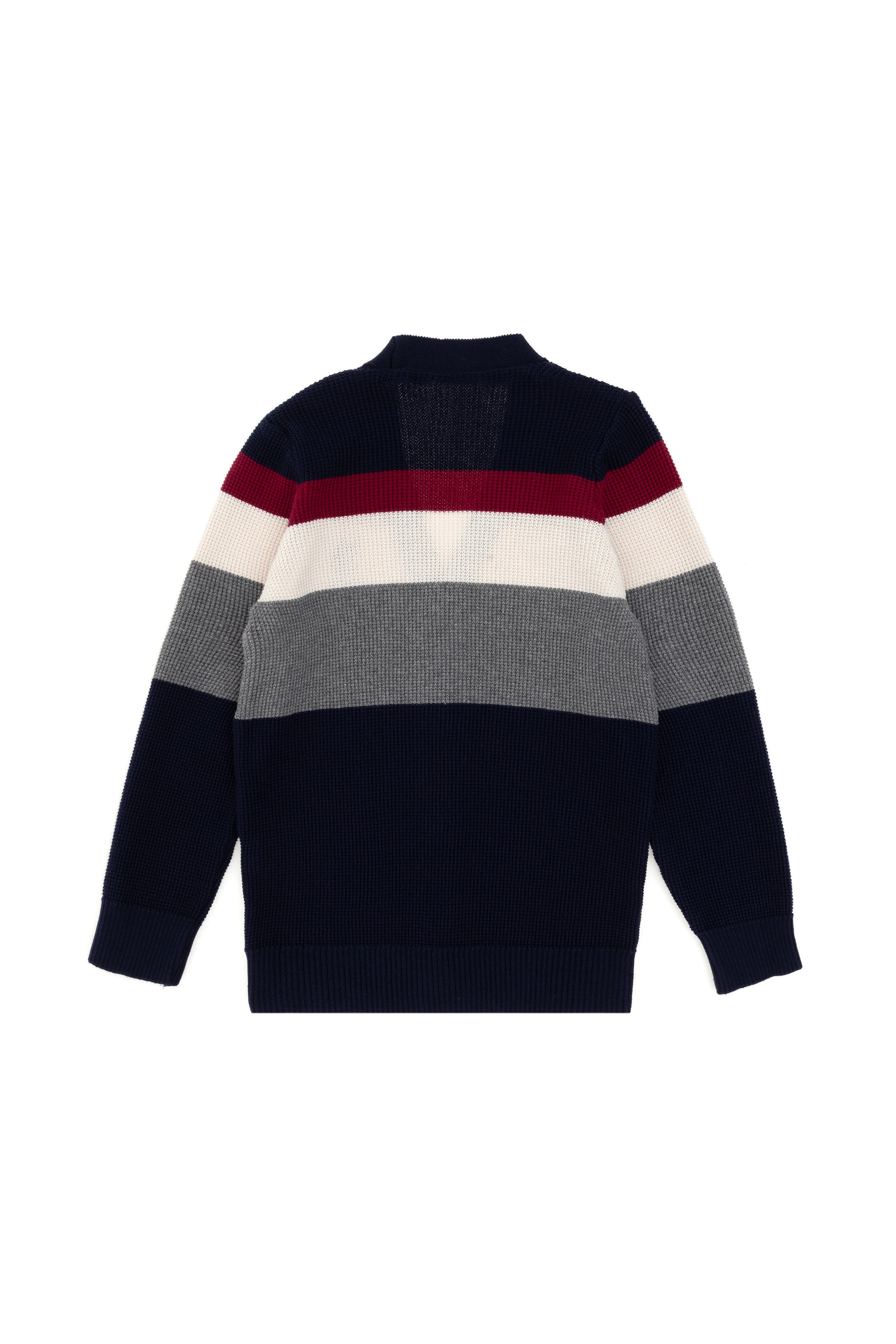 Boy's Navy Blue Knitwear Cardigan