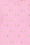Girls' Pink Crew Neck Sweatshirt