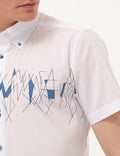 Navy Blue Ex. Slim Fit Short Sleeve Shirt