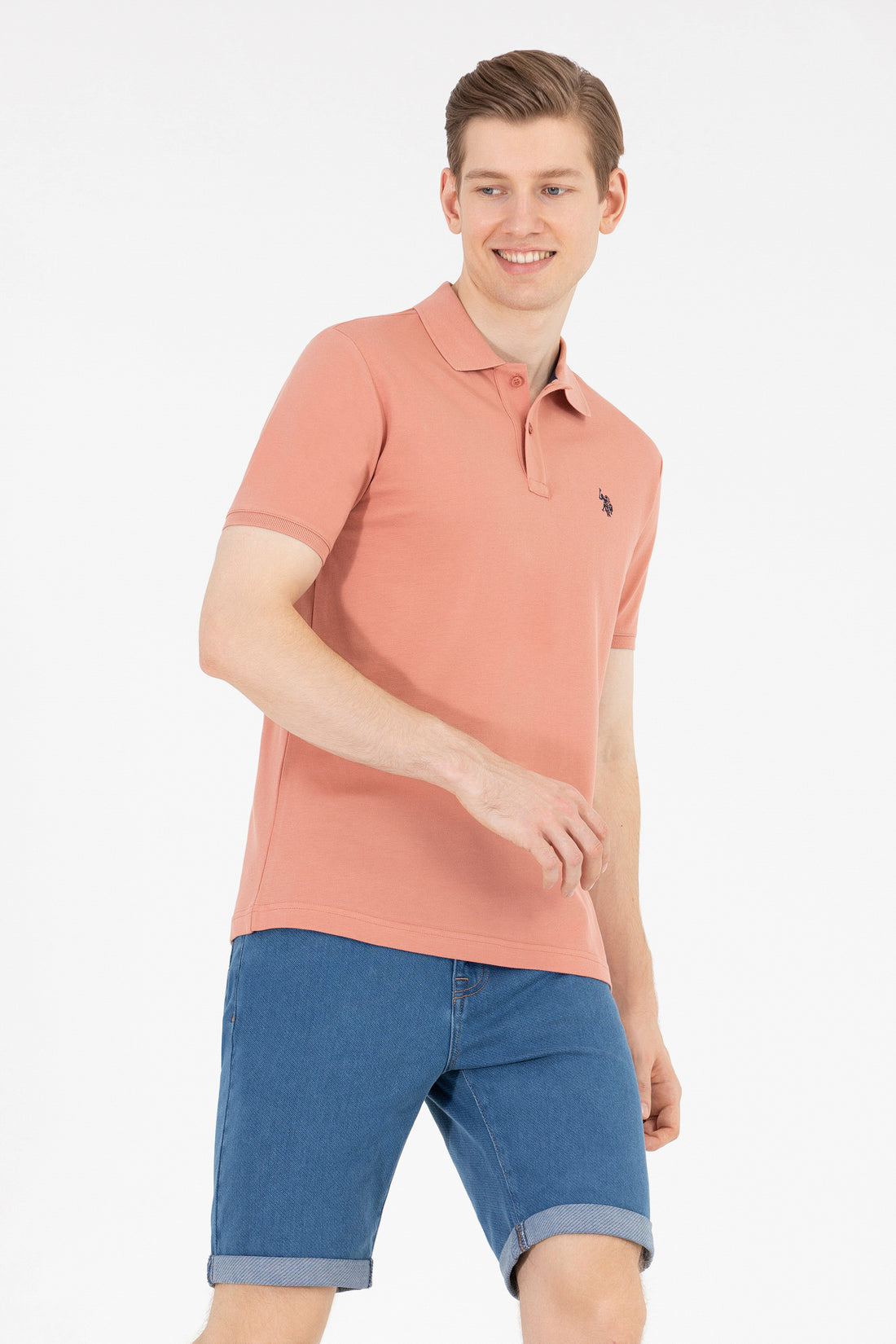 Men's Powder Basic Polo Neck T-Shirt