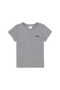 Boy's Grey Melange Crew Neck T-Shirt