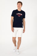 Men's Regular Fit Crew Neck Navy T-Shirt