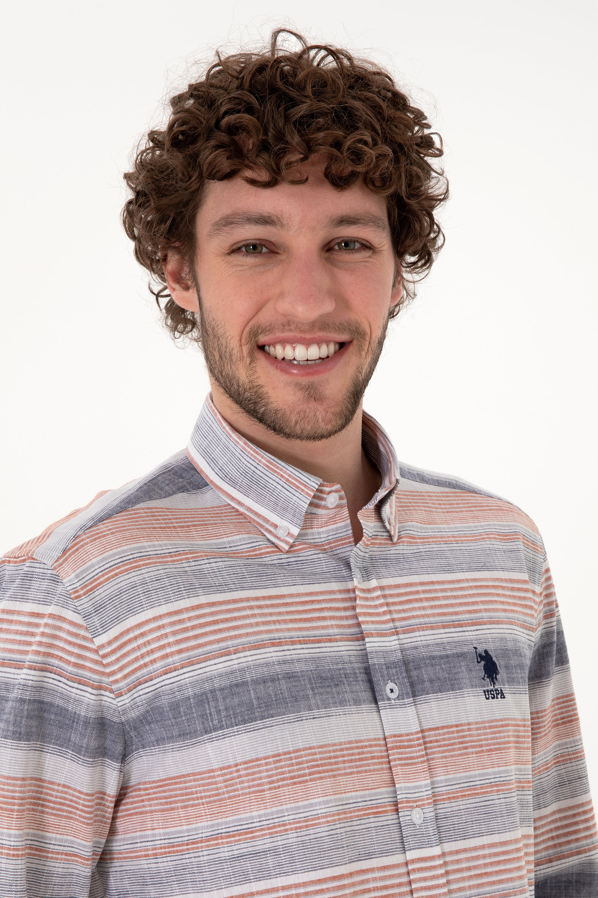 Men's Red Long Sleeve Shirt
