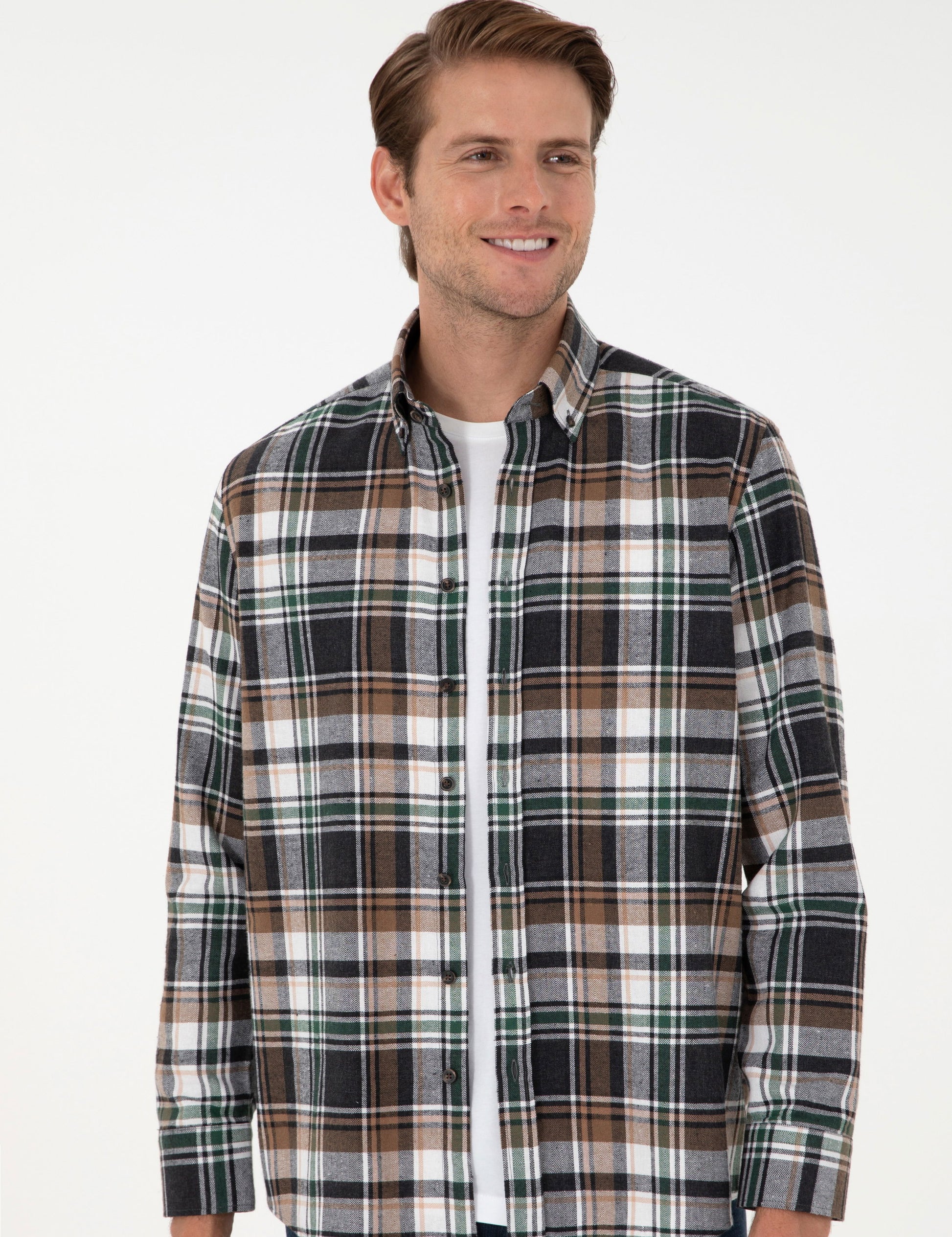 Brown Comfort Fit Lumberjack Shirt