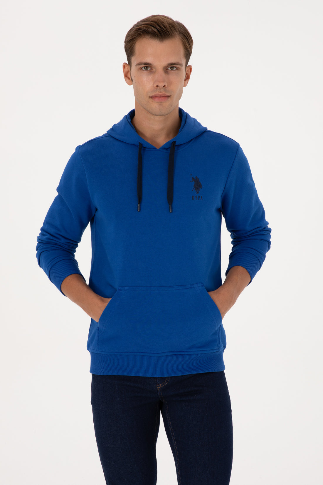 Men's Blue Basic Sweatshirt
