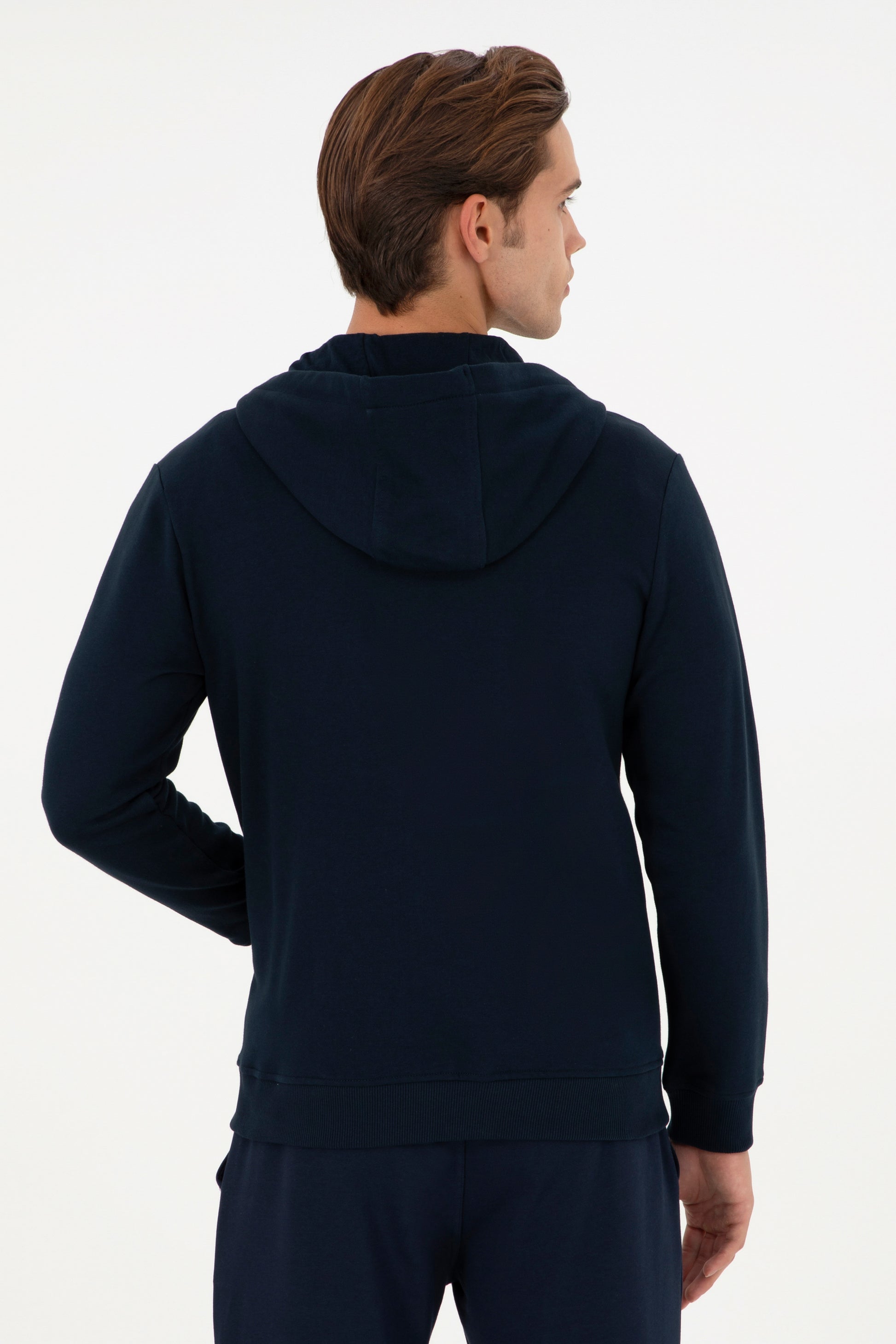 Men's Navy Blue Knitted Cardigan