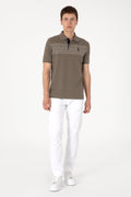 U.S. Polo Assn. - Men's Regular Fit Polo Neck Mink T-Shirt