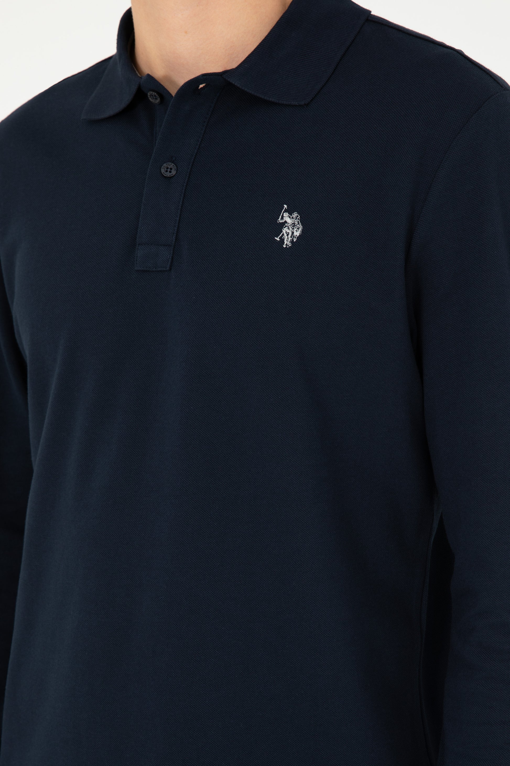 Men's Navy Blue Basic Sweatshirt