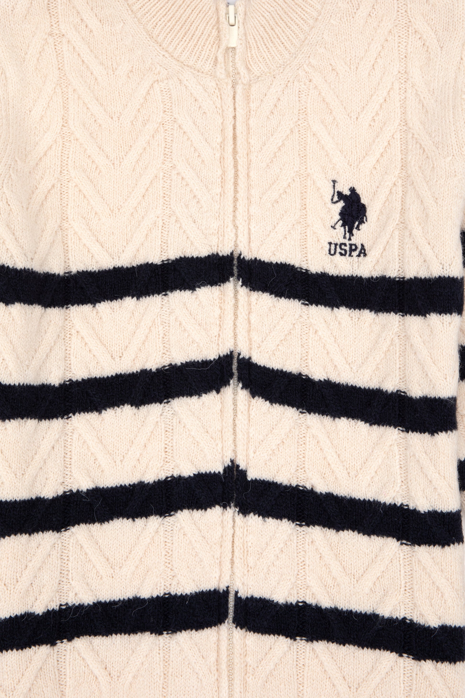 Boy's Cream Knitwear Cardigan