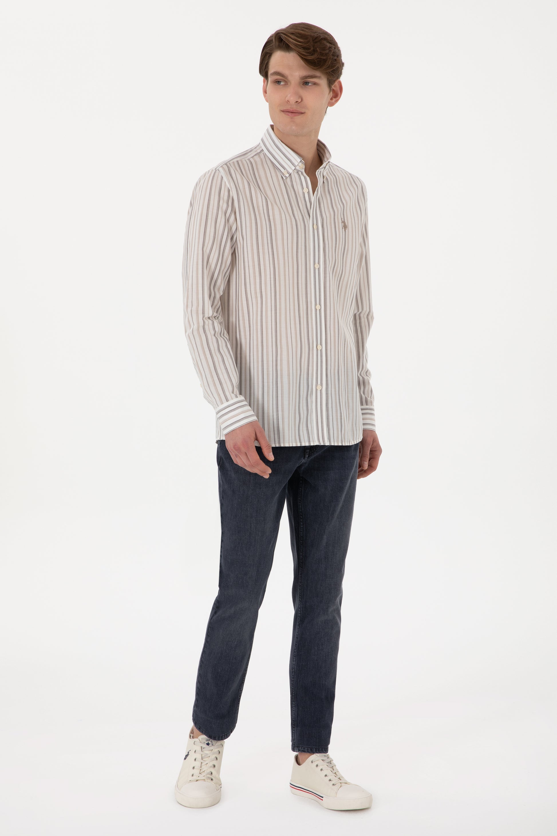 Mens Mink Long Sleeve Shirt