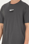 Men's Comfort Fit Crew Neck Anthracite T-Shirt
