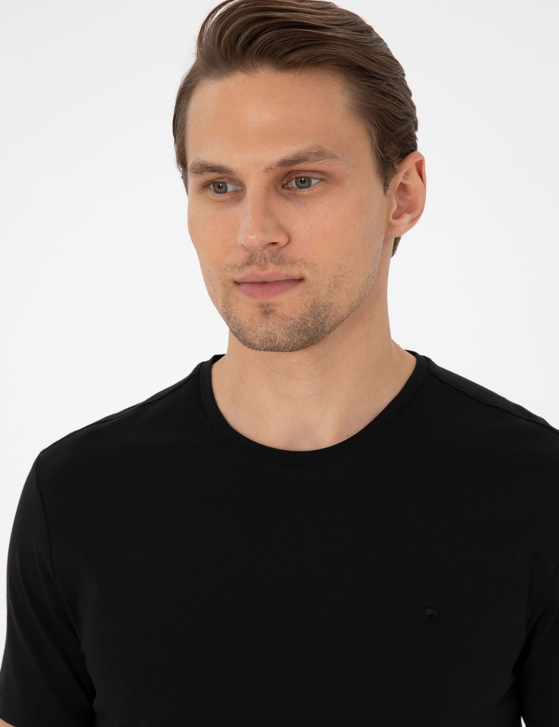 Black Slim Fit Basic T-Shirt