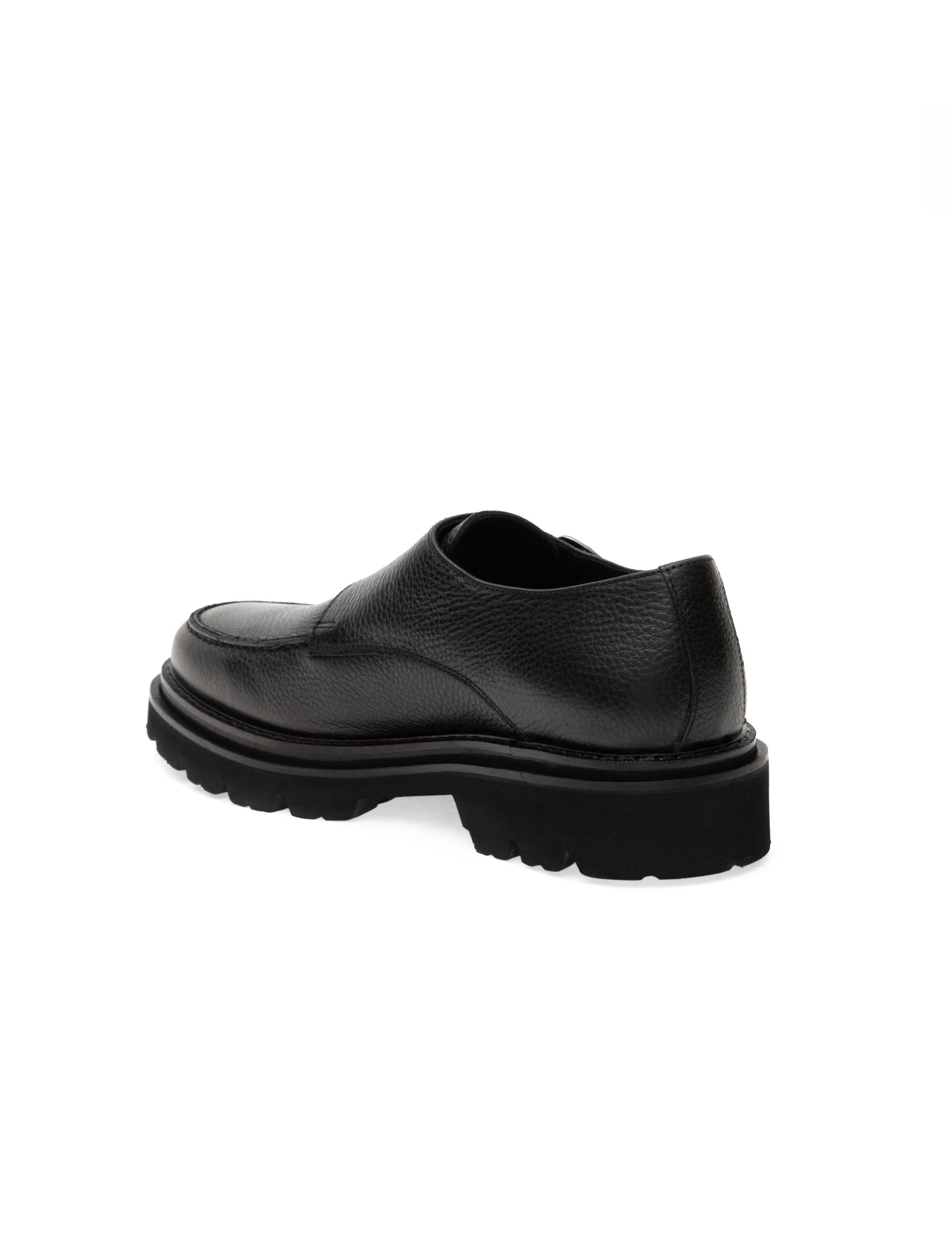 Black 100% Leather Casual Shoes