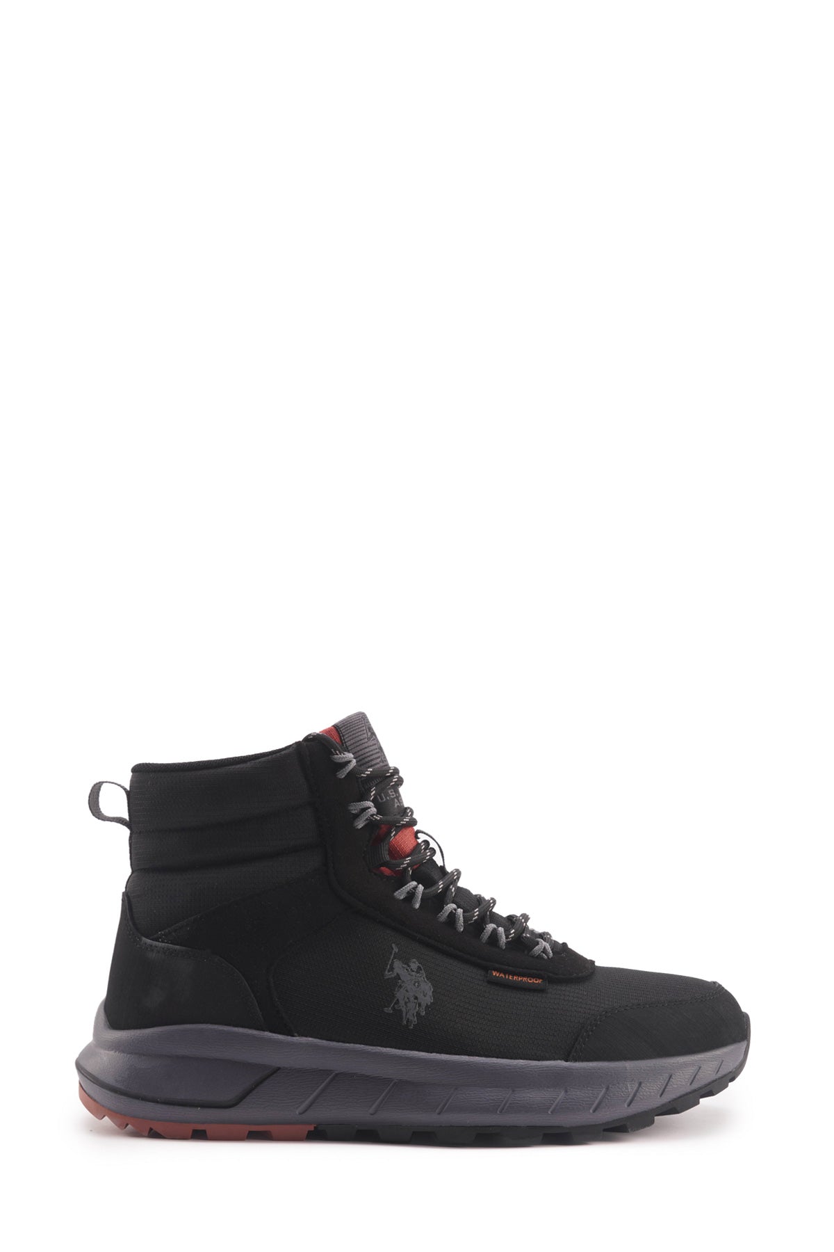 ELHA 4PR Black Men's Biker Boots