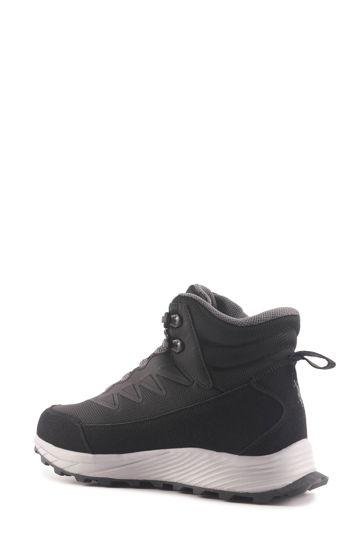 SION 4PR Black Men's Biker Boots