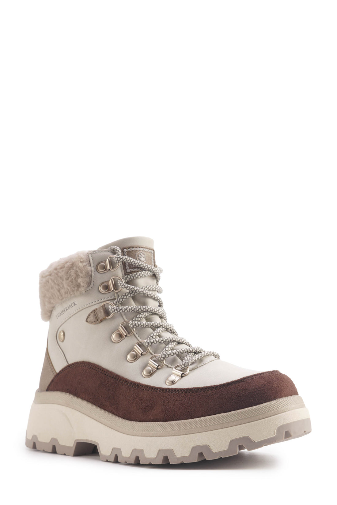 JENNIE 4PR Beige Women's Worker Boots
