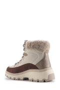 JENNIE 4PR Beige Women's Worker Boots