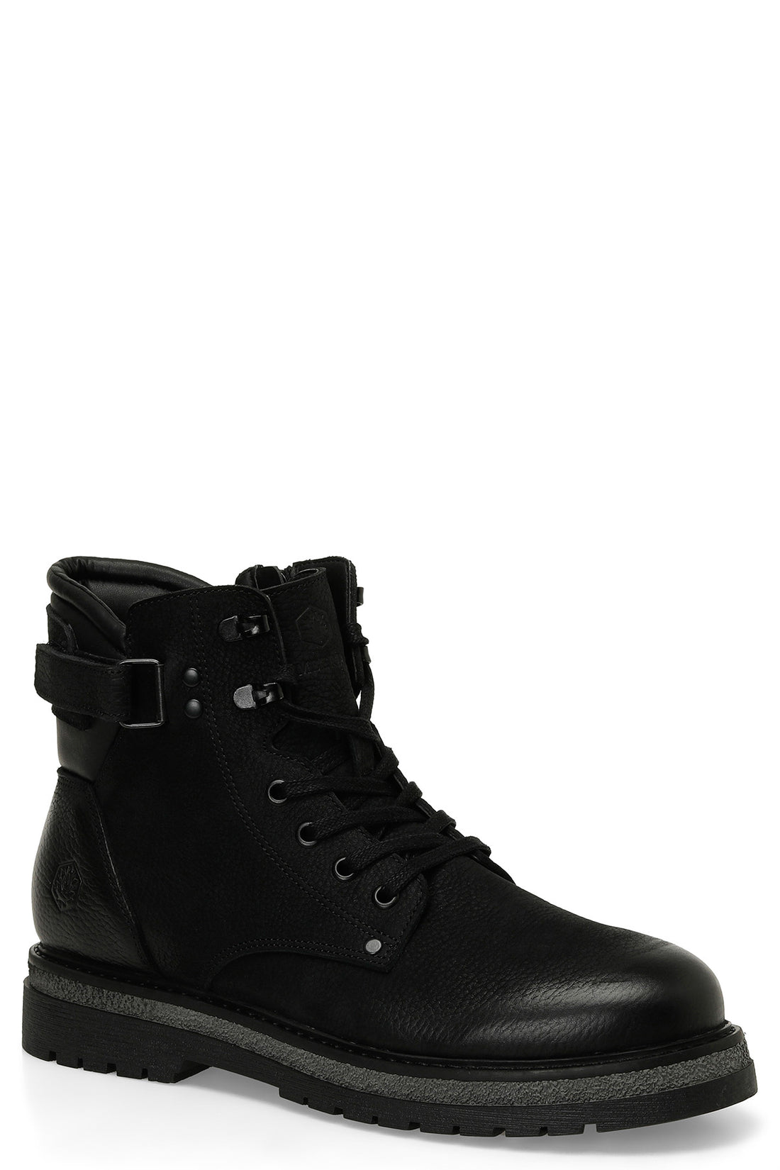 WAYS 4PR Black Men's Biker Boots