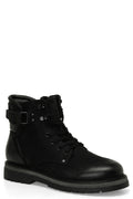 WAYS 4PR Black Men's Biker Boots