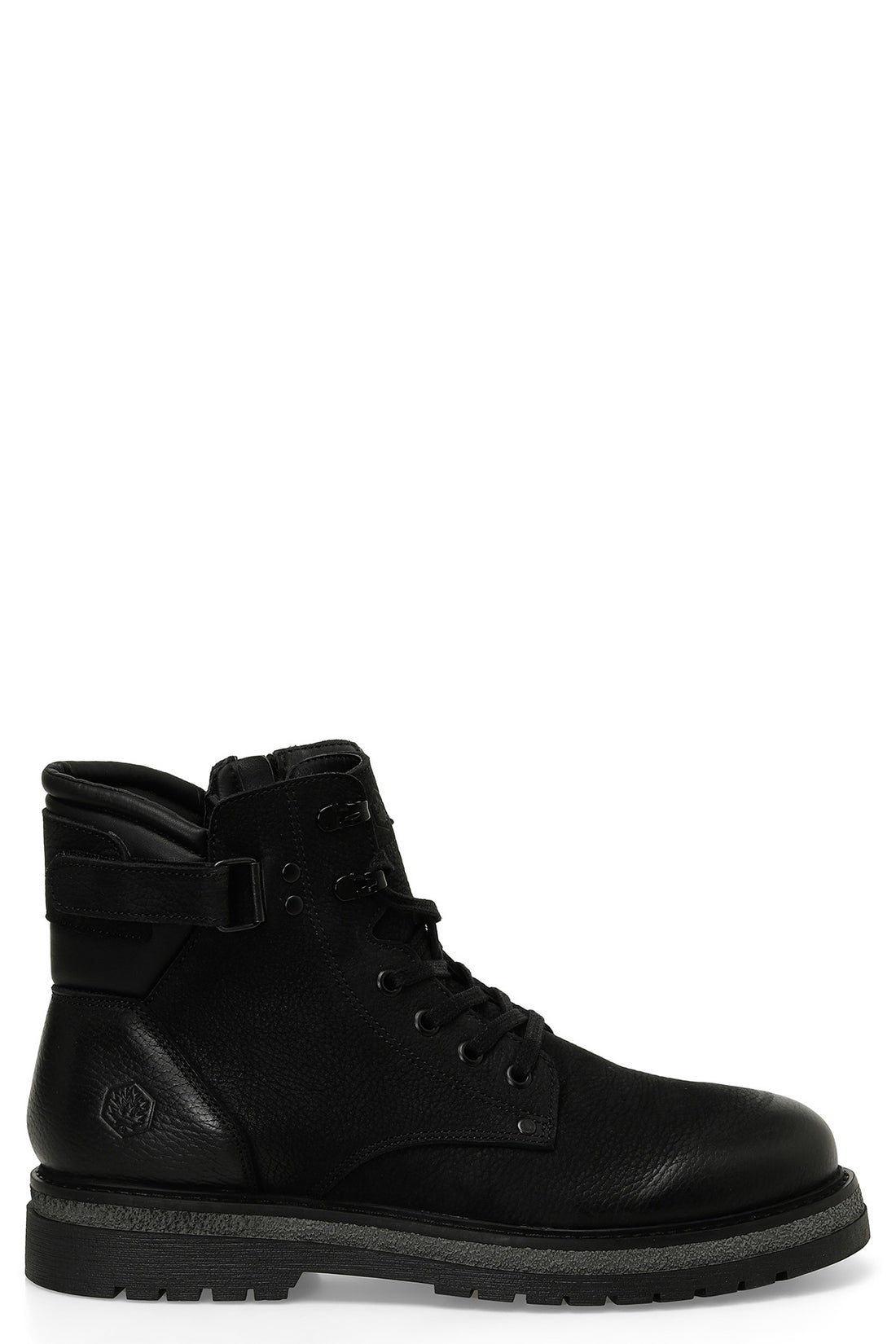 WAYS 4PR Black Men's Biker Boots