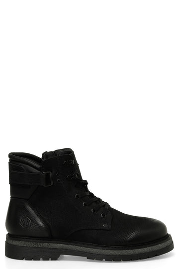 WAYS 4PR Black Men's Biker Boots