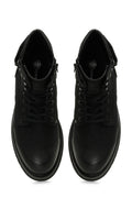 WAYS 4PR Black Men's Biker Boots