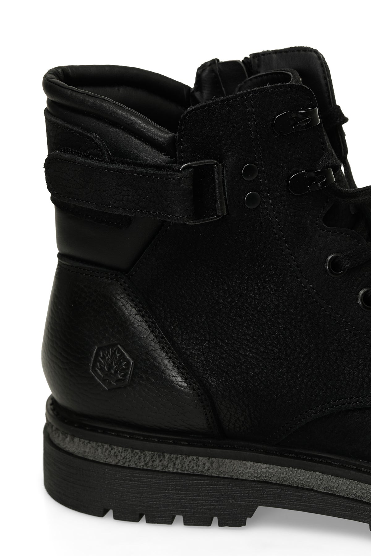 WAYS 4PR Black Men's Biker Boots