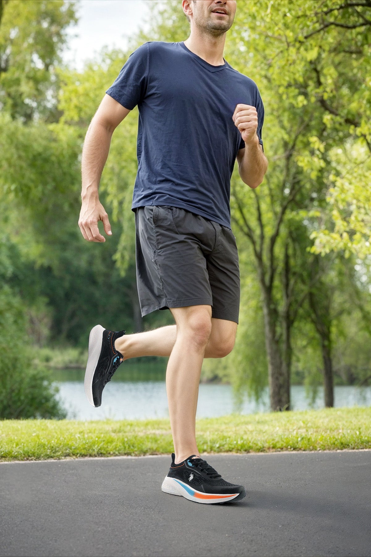 ARMANDO 5FX Black Men's Running Shoes