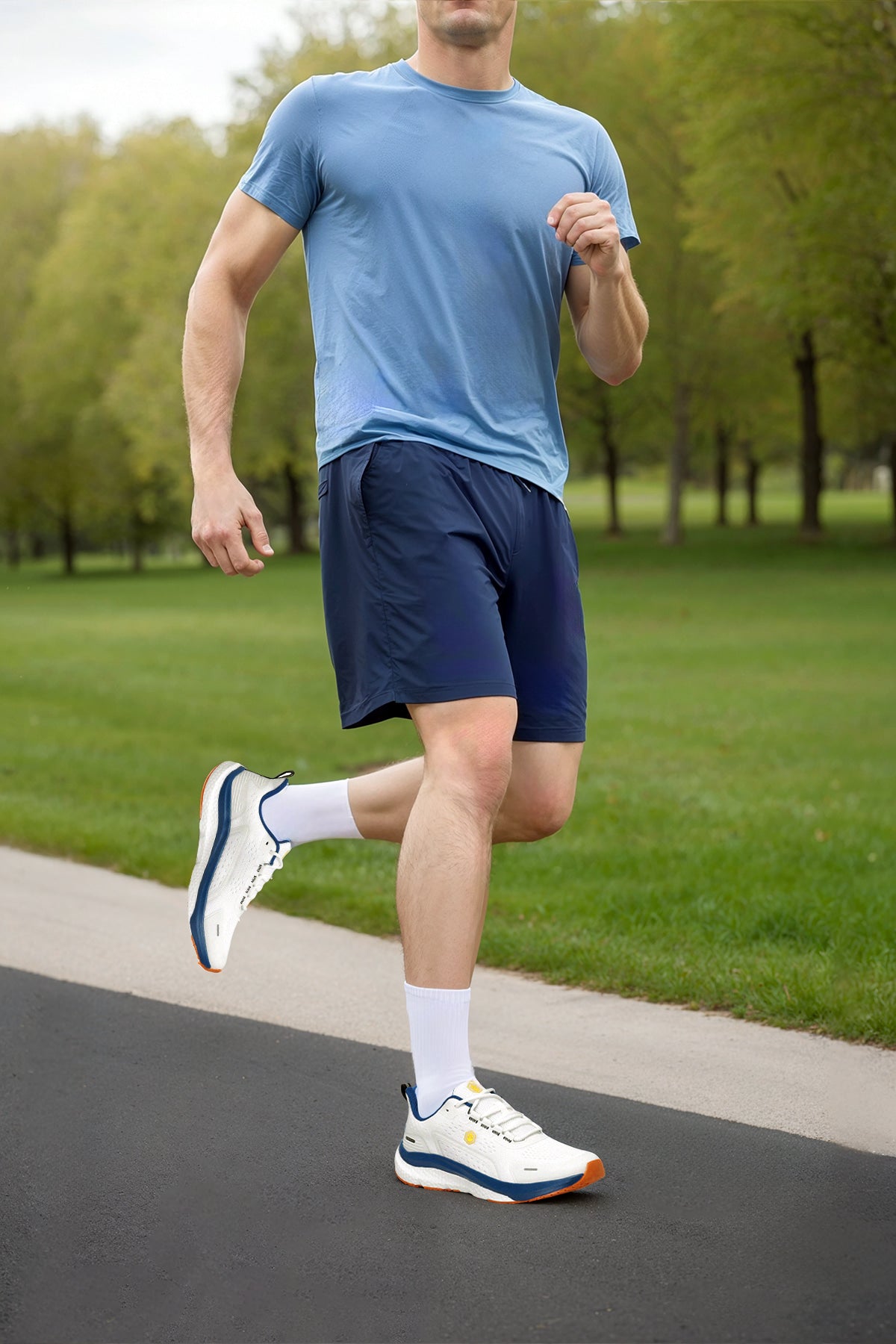 TOLIVER 5FX White Men's Running Shoes