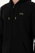 Men's Black Knitted Cardigan
