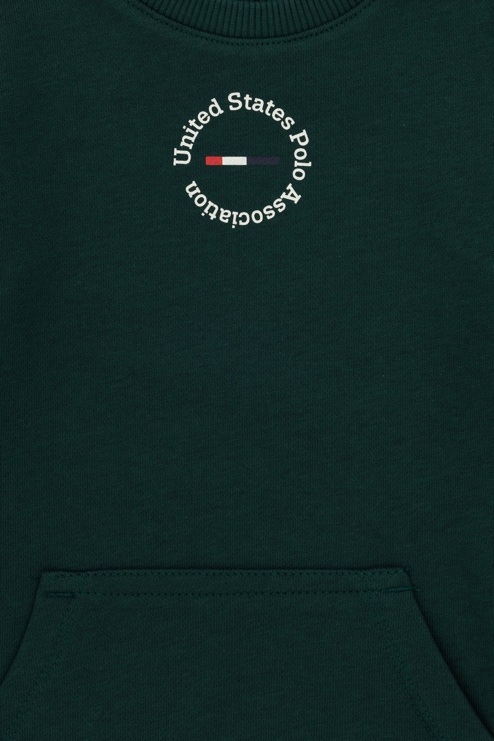 Boy's Dark Green Basic Sweatshirt