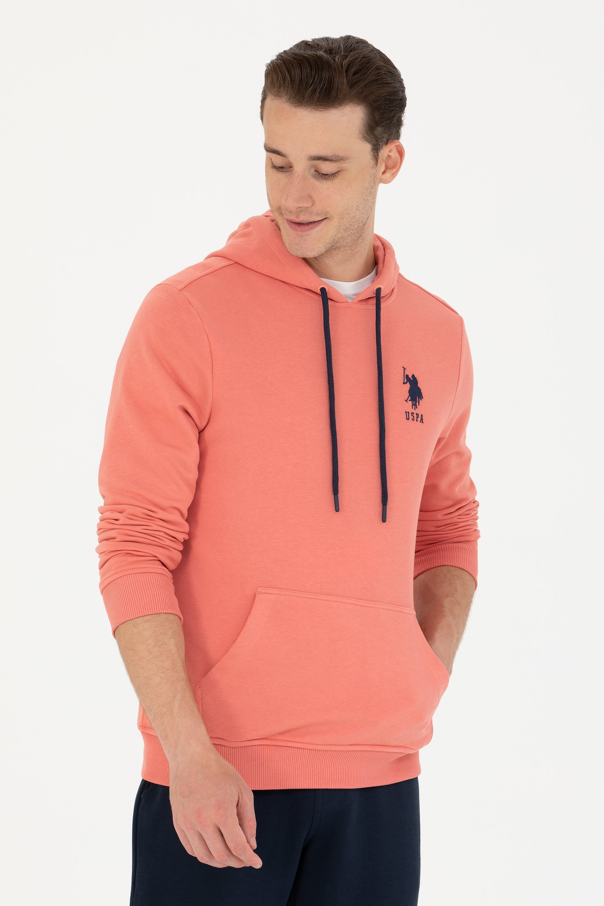 Men's Salmon Basic Sweatshirt